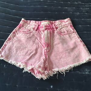 PacSun high rise festival denim shorts size 25